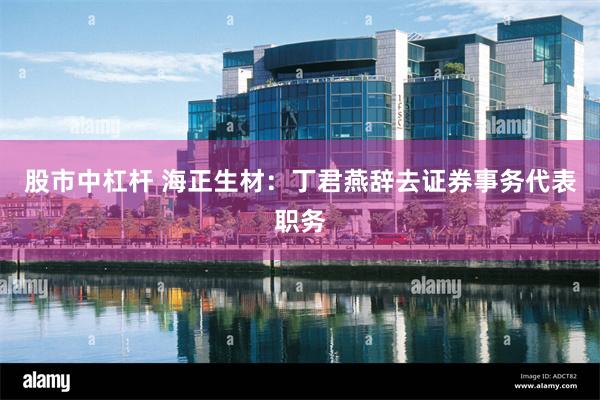 股市中杠杆 海正生材：丁君燕辞去证券事务代表职务