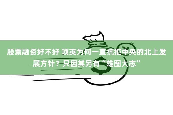 股票融资好不好 项英为何一直抗拒中央的北上发展方针？只因其另有“雄图大志”