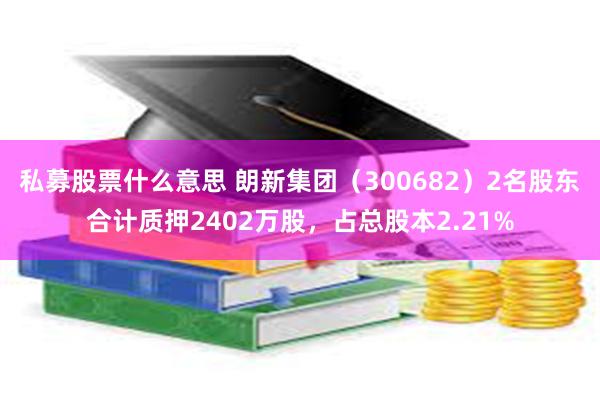 私募股票什么意思 朗新集团（300682）2名股东合计质押2402万股，占总股本2.21%